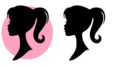 Barbie head silhouette gallery 1